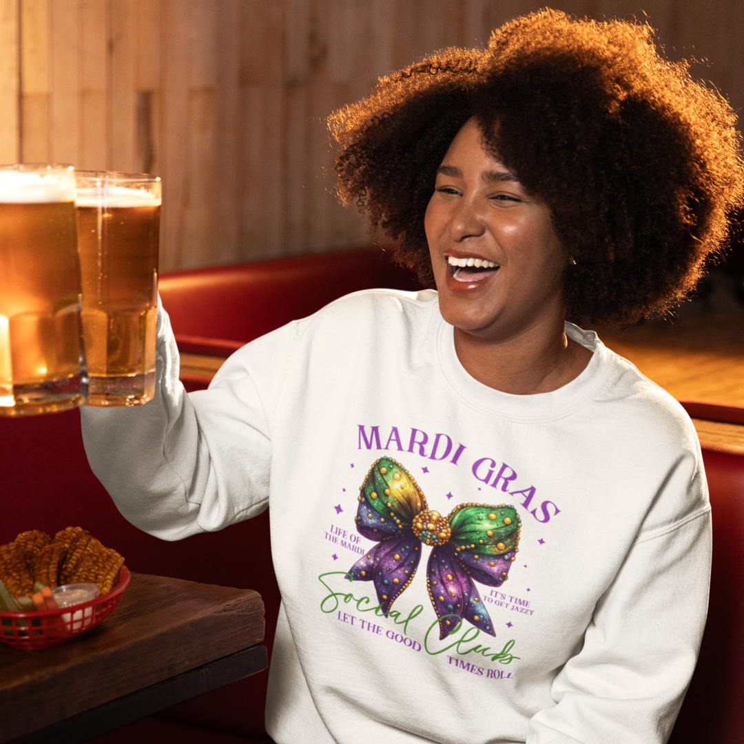 Mardi Gras Social Club Sweatshirt