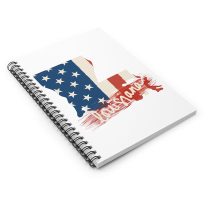 Louisiana America Spiral Journal Notebook