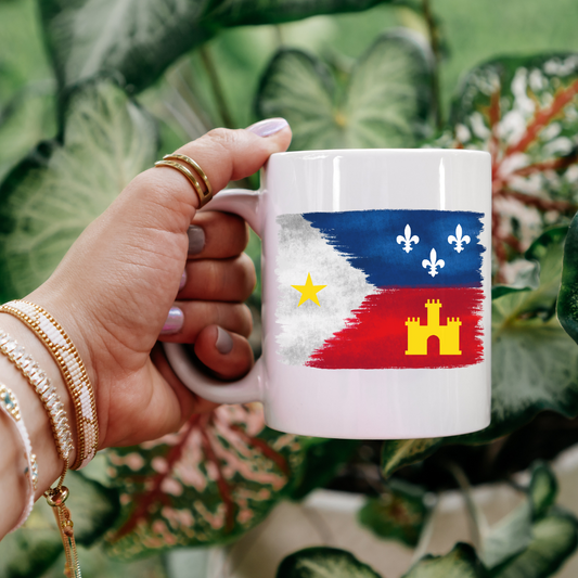 Acadiana Flag Mug