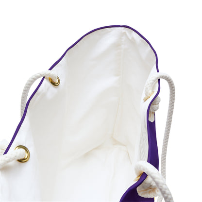Louisiana Girl Weekender Bag - Purple & Gold
